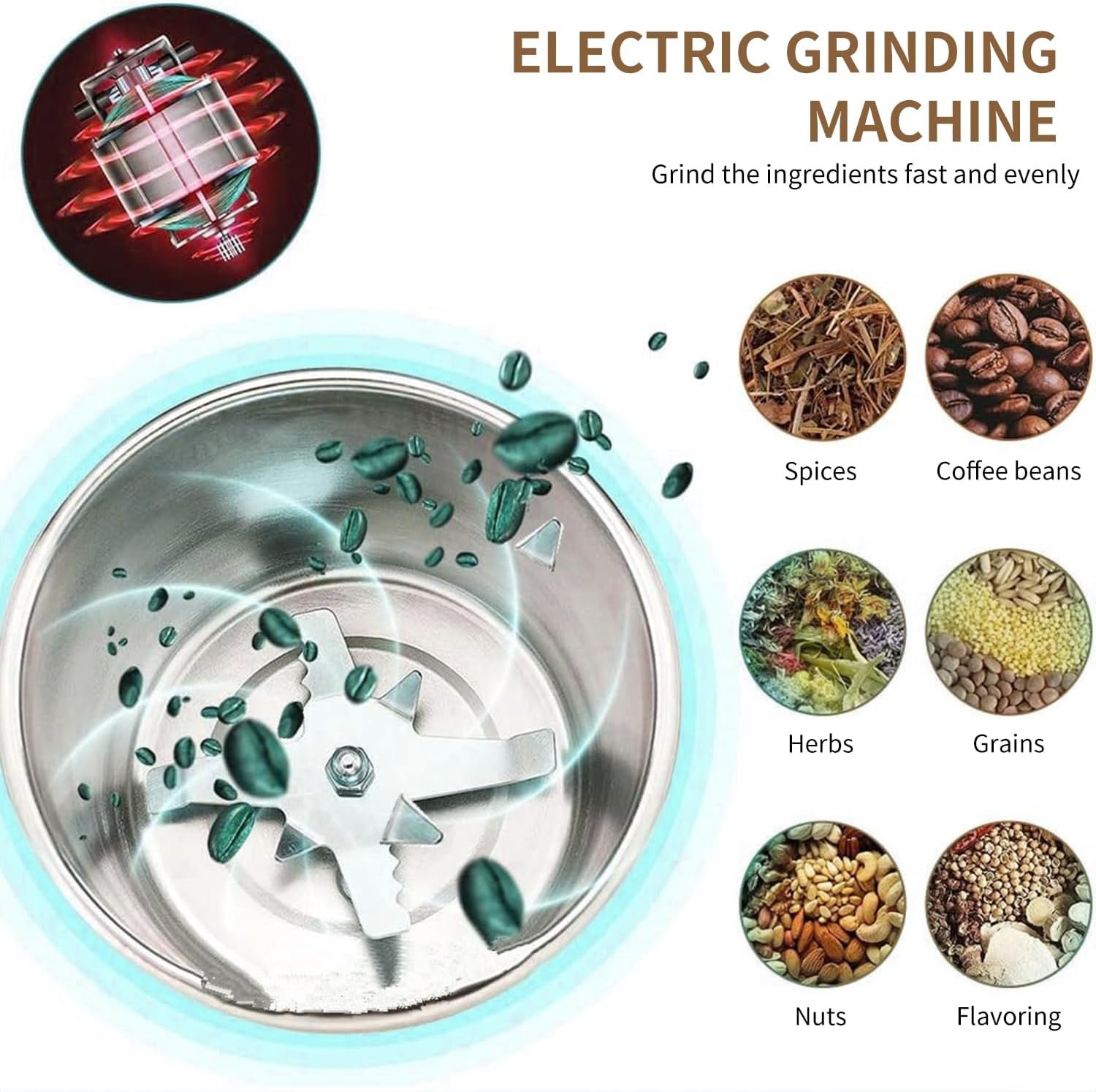 Smart Multifunctional Electric Grinder Machine